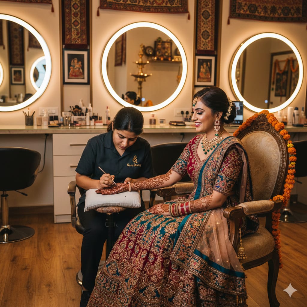 Eyebrow Threading Closeup